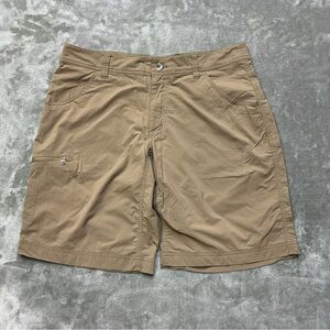 Marmot Arch Rock Shorts 9 Inch inseam Men's 34 zip cargo tan trail camping hike
